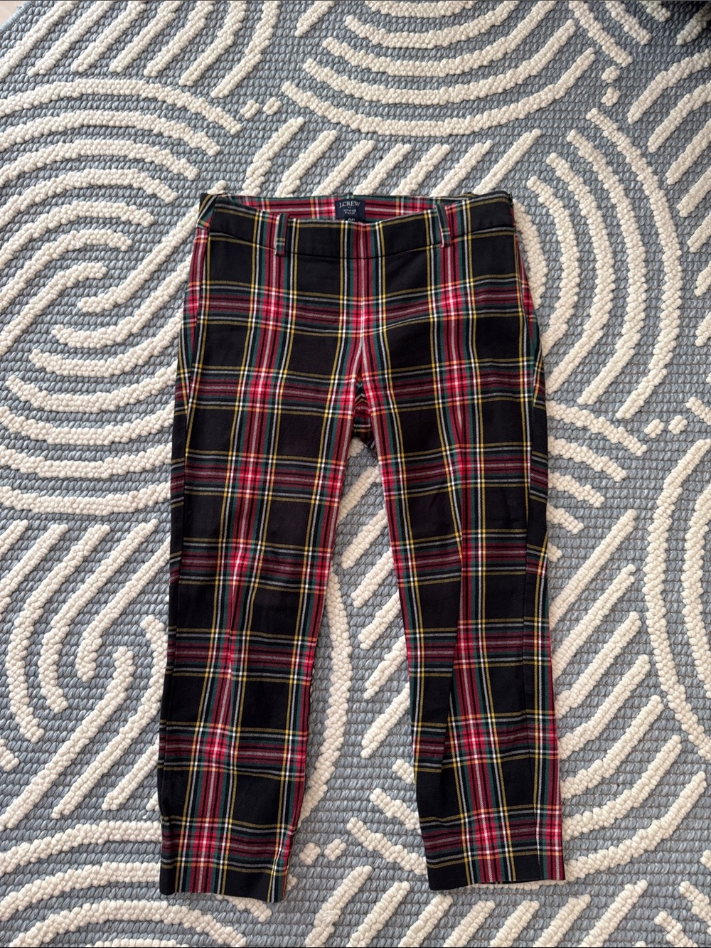 J.Crew Winnie Tartan Plaid Capri Pants Size 6P Punk Prep Y2K Inspired